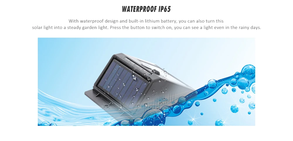 20 LED Outdoor Motion Sensor Garden Yard Waterproof Solar Light 