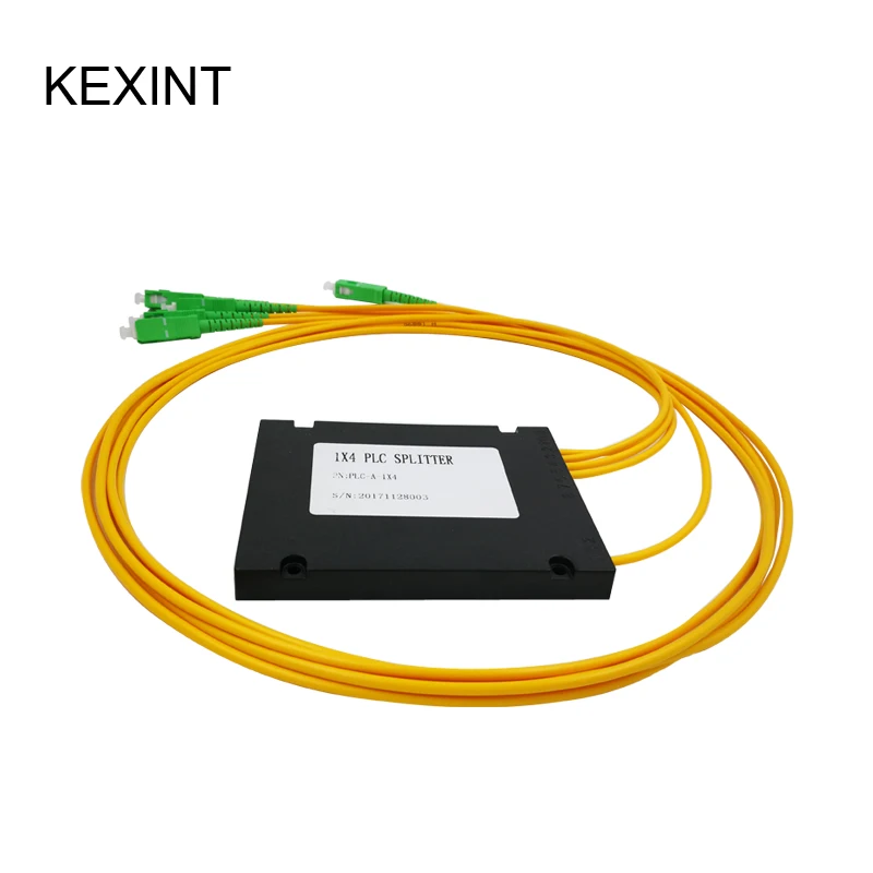 KEXINT GPON EPON 1*4 PLC сплиттер модуль SC/APC Волоконно Оптический сплиттер|fiber optic splitter|gpon