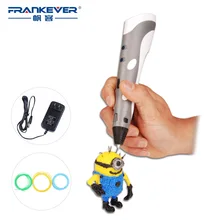 3DSmart Printer Pen 3D Printing Drawing Pen With ABS Filament Arts for Kids Gift Christmas Gifts Free Shipping