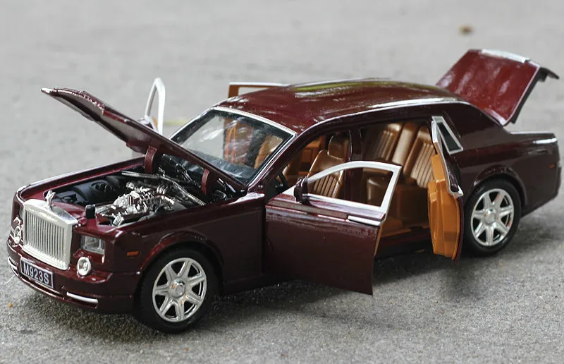 Высококачественная детская игрушка acousto optic Rolls Royce литой Сплав модель автомобиля