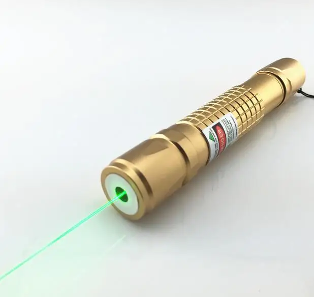 High Power Green Laser Pointer Powerful Flashlight 20000m 532nm adjustable focus burn matches
