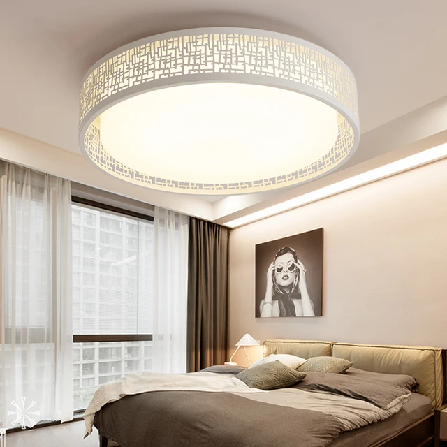 Wihte Eenvoudige Ronde LED plafondlamp slaapkamer LED lamp kinderen ... Wihte Eenvoudige Ronde LED plafondlamp slaapkamer LED lamp kinderen ...