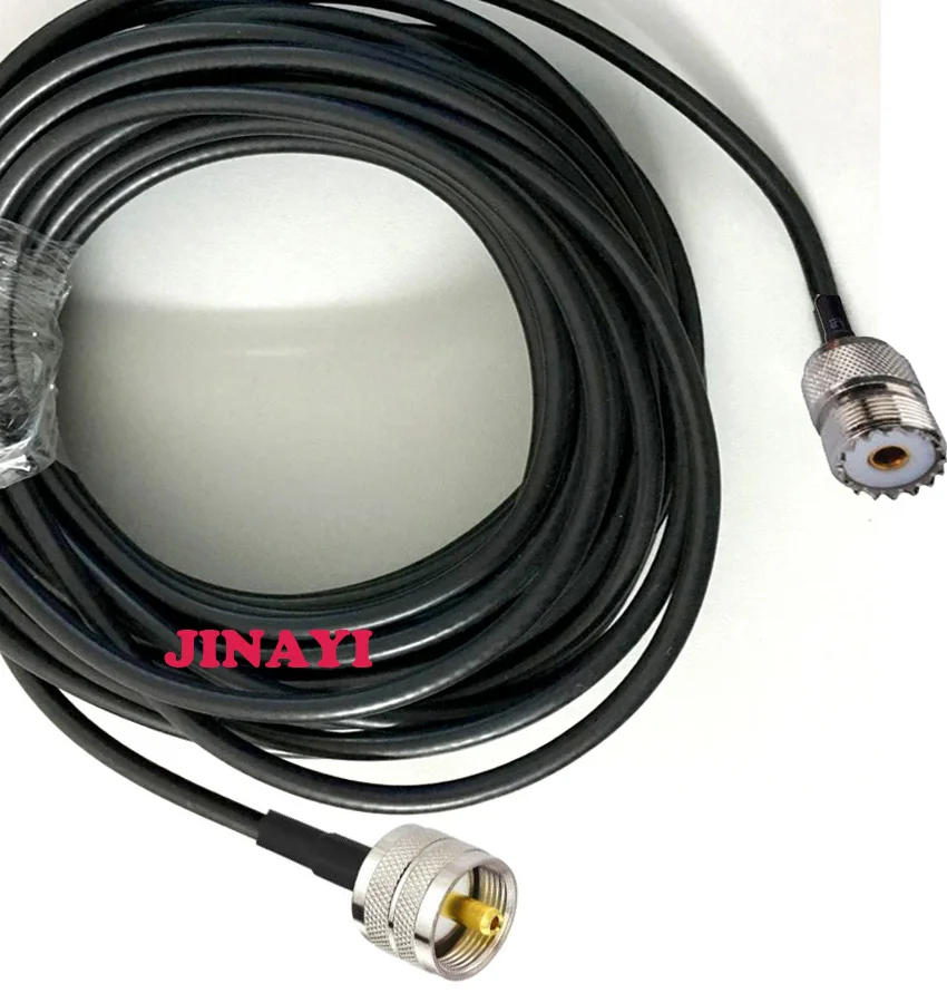 

Coaxial Cable RG58 UHF PL259 male to UHF SO239 Female connector Pigtail Coax cable 50cm 1m 2m 3m 5m 10m 15m 20m 30m