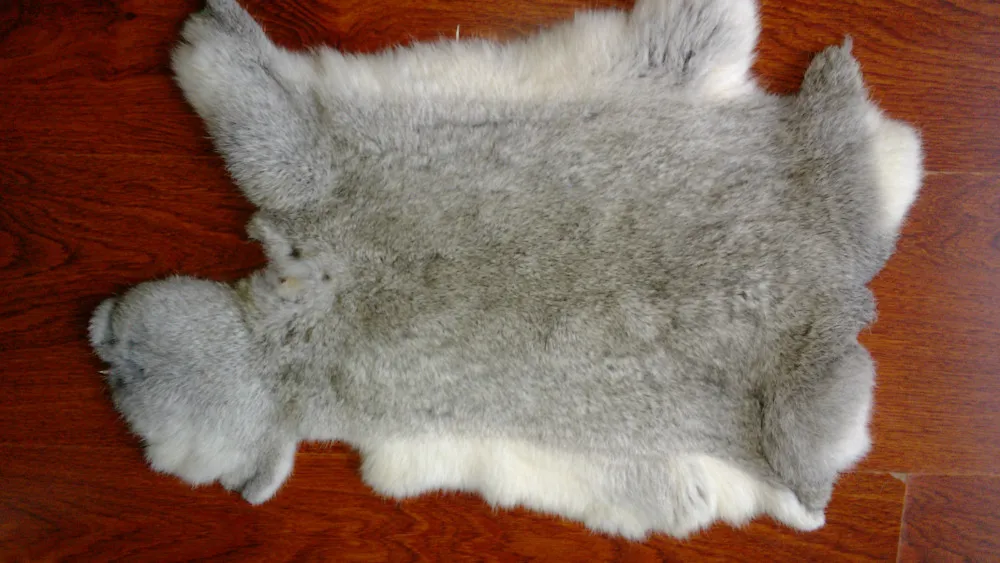 Buy top quality coyote tanned rabbit hide from