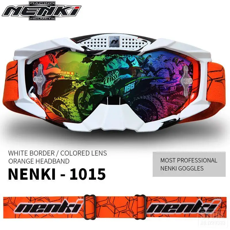 LIW Gafas de Motocross para Motocicletas Gafas de Sol Deportivas a Prueba de Viento Dirt Windproof Ciclismo Scooter Ski Anti UV Niebla Gafas Protectoras,Black