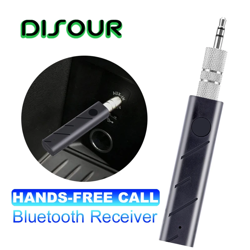 DISOUR Mini 3 5 мм разъем AUX Bluetooth автомобильный комплект портативный Handsfree музыка Авто