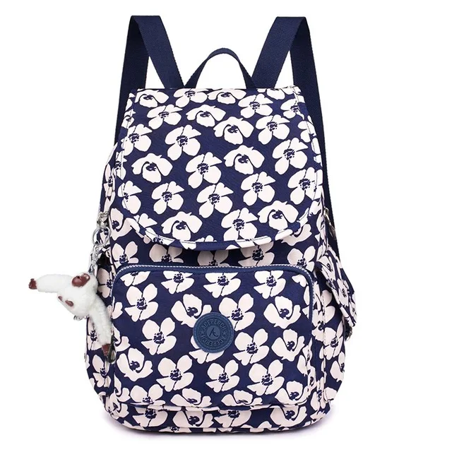 Повседневные Оригинальные женские сумки для женщин, рюкзаки для ноутбука, школьные сумки для девочек-подростков, mochila feminina, брелок "Обезьяна" - Цвет: Золотой