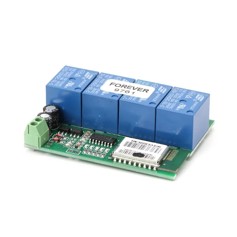 

4CH Bluetooth Relay Switch Module With App Remote Control Mobile Phone Spare Parts For Apple For Android