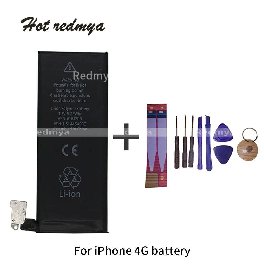 

Phone Battery For iphne 4 4G with Replacement tool Capacity 1420mAh 0 Cycle Rechargeable Battery