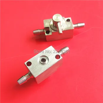 

10pcs wholesale inkjet printer spare parts metal 3 ways cleaning valve for print head cleaning device aluminum clean tool