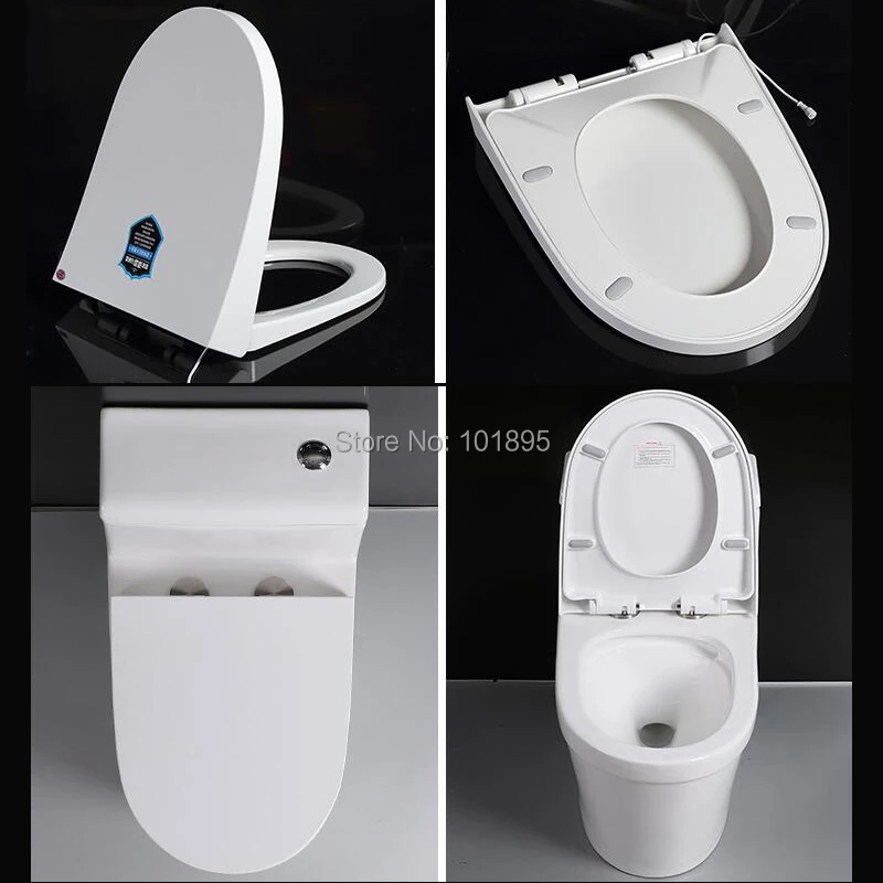 4 Model and Size of PP Material Slow Close Heating Toilet Seats