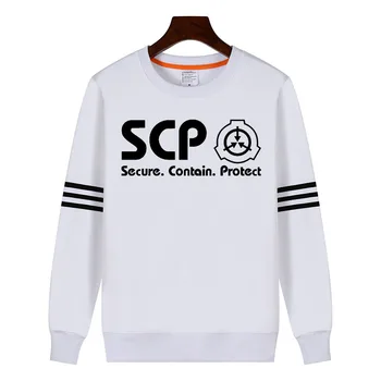 

SCP Sweatshirt Special Containment Procedures Foundation Sweatshirt crew neck Super natural Pullover Fleece Sweatshirt hoodie