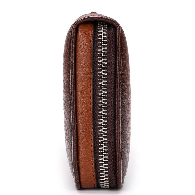2019 Luxury Male Leather Purse Men's Clutch Wallets Handy Bags Business Carteras Mujer Wallets Men Black Brown Dollar Price 2019 Luxury Male Leather Purse Men's Clutch Wallets Handy Bags Business Carteras Mujer Wallets Men Black Brown Dollar Price