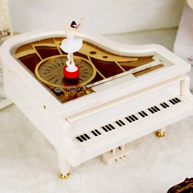 Exquisite Piano Music Box Dancer Ballet Dancing Ballerina Musical Toy