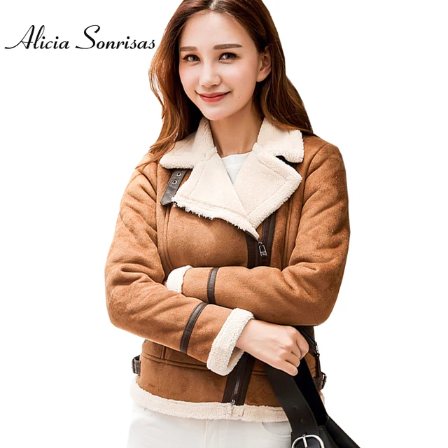 faux fur shearling jacket