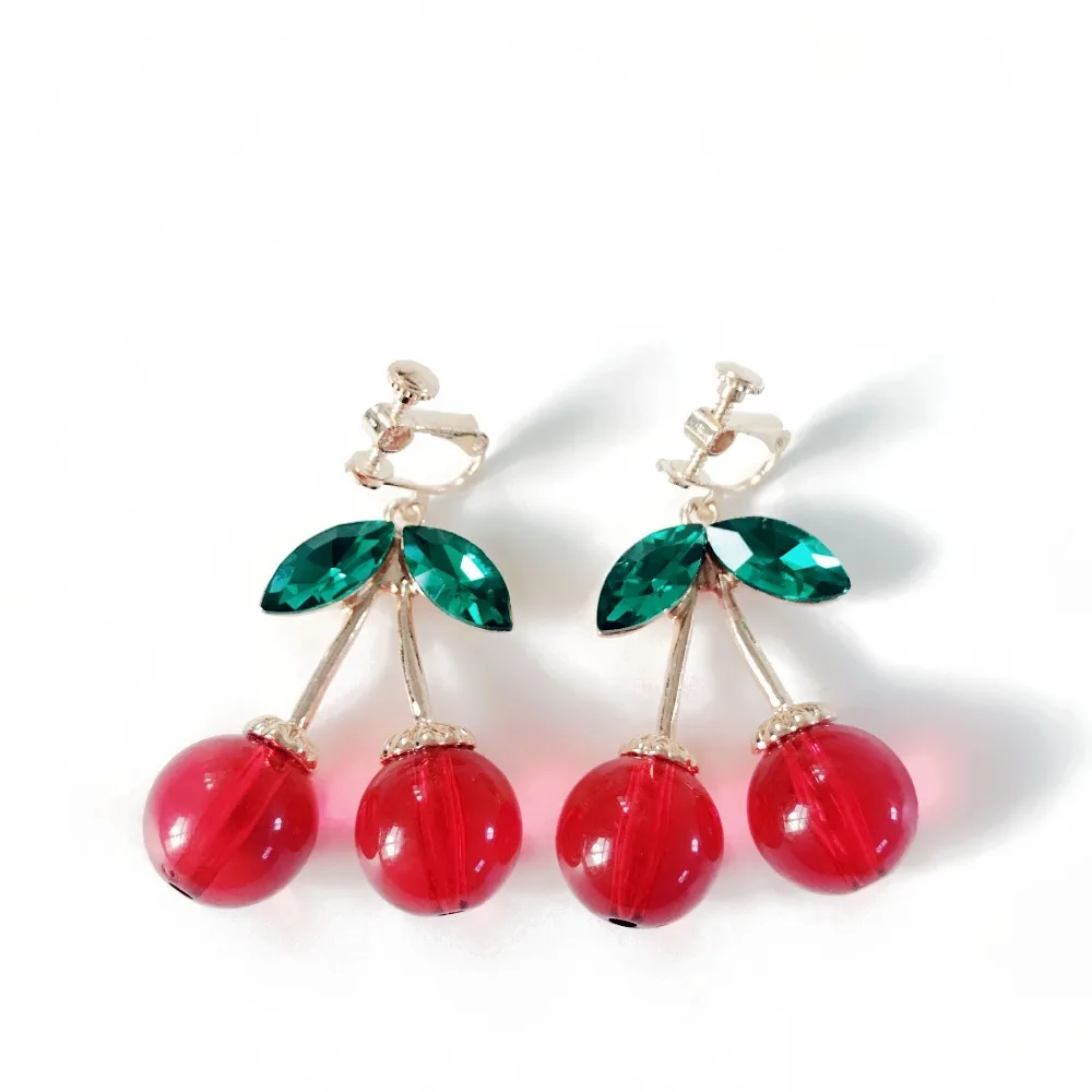 Buy Free Shipping Cherry Red Fashion Sweet Cute Clip