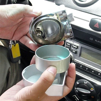 

Mini Car Ashtray Portable Travel Cigarette Cylinder 2018 Newest Durable