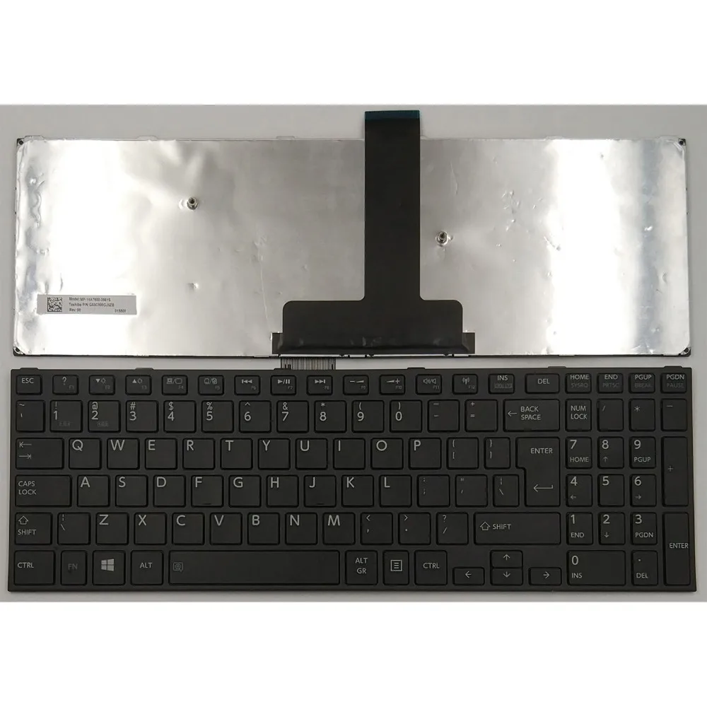 Keyboards4Laptops French Layout Black Replacement Laptop Keyboard Compatible With Toshiba Satellite Pro R50-C-103 