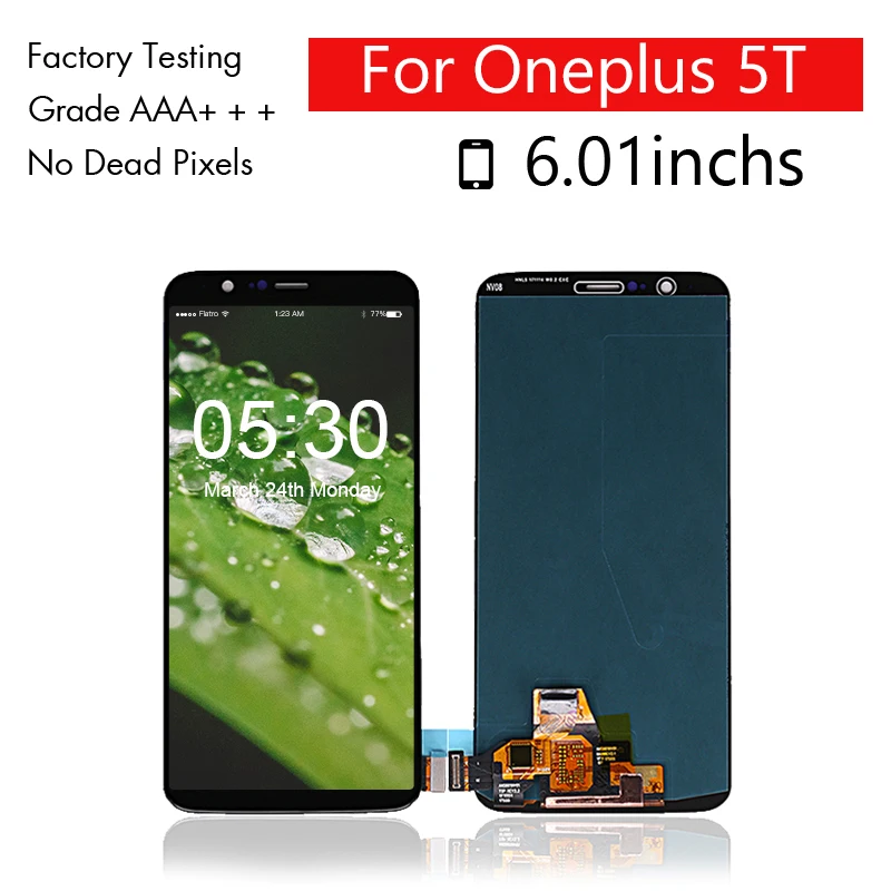 

for Oneplus 5T LCD with Touch Display Assembly Display for Oneplus 5T Screen Display+Touch Replacement Parts Free Shipping