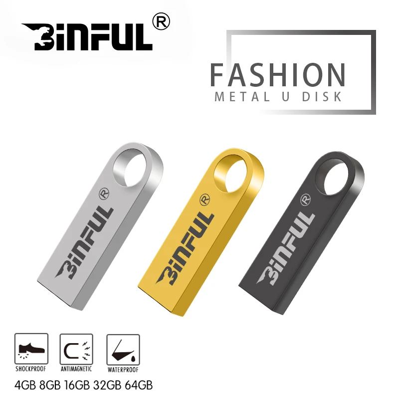 

high speed metal usb flash drive 64GB pendrive 4GB 16GB 32GB 128gb U disk real capacity usb 2.0 memoria usb cle usb