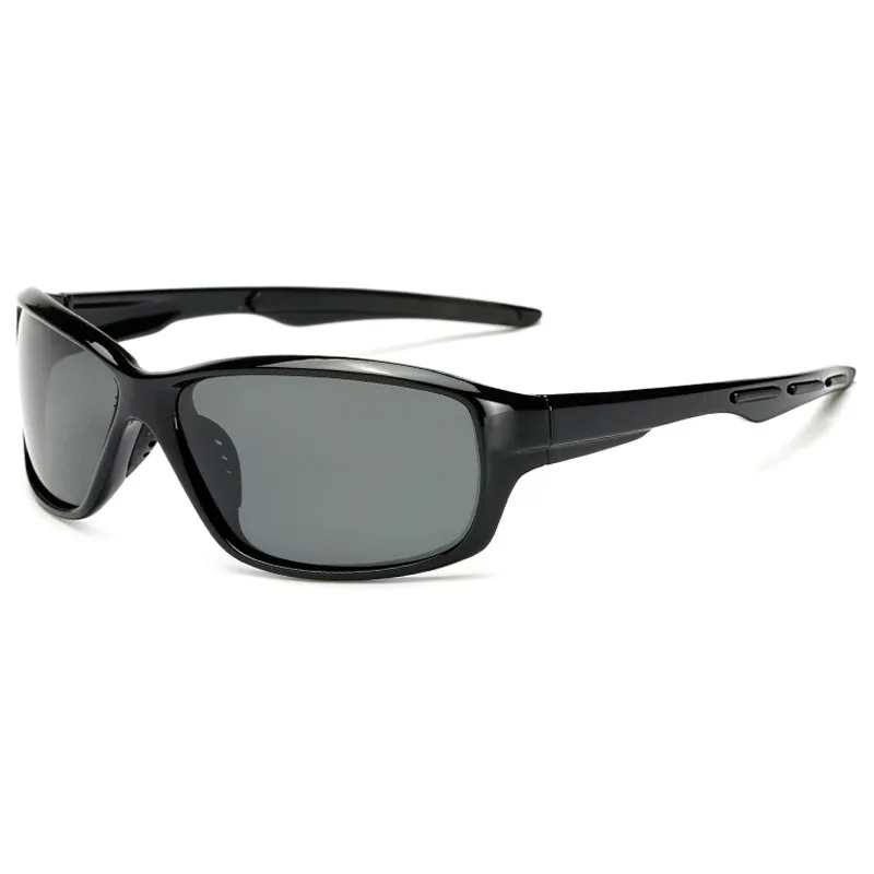 Классические мужские поляризованные солнцезащитные очки, мужские Квадратные Солнцезащитные очки для вождения, винтажные высококачественные очки ночного видения, очки Gafas UV400