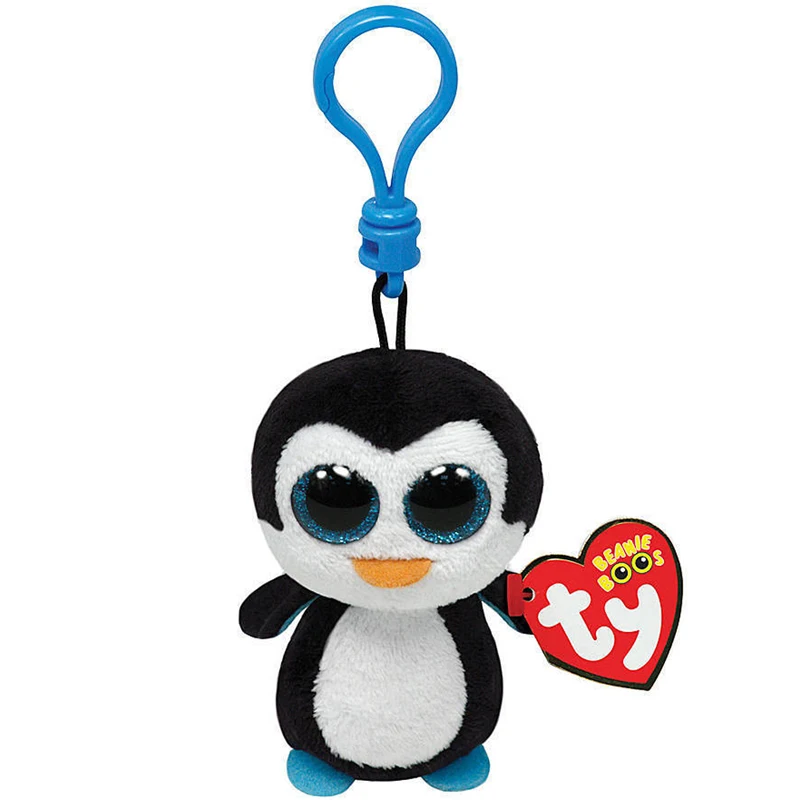 peluche pingouin gros yeux