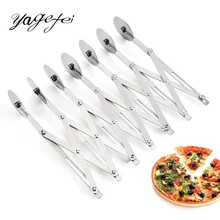 Нож для пиццы, нож для пиццы из нержавеющей стали, роликовый резак для пиццы, колесо, щипцы для выпечки, нож, резак для теста, кухонные инструменты