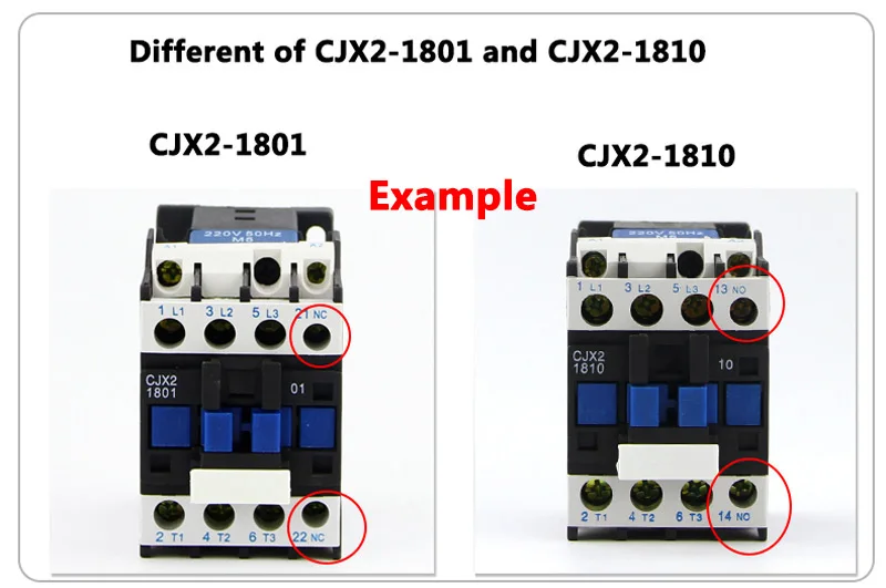 AC 220V контактор CJX2-2510 CJX2-3210 24VAC 1 фаза 25A 32A свяжитесь 380VAC 3 фазы