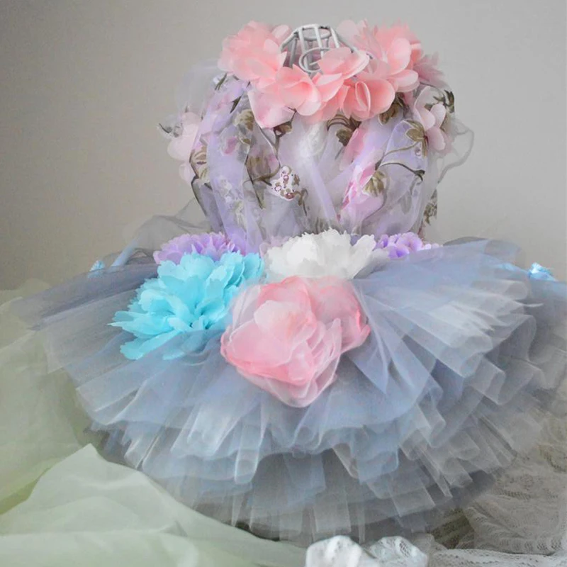 Pet Dog Dress Handmade Embroidery Flower Puppy Clothes Lace Princess Tutu Wedding Dresses For Small Dogs Skirt Chihuahua Poodle
Pet Dog Dress Handmade Embroidery Flower Puppy Clothes Lace Princess Tutu Wedding Dresses For Small Dogs Skirt Chihuahua Poodle