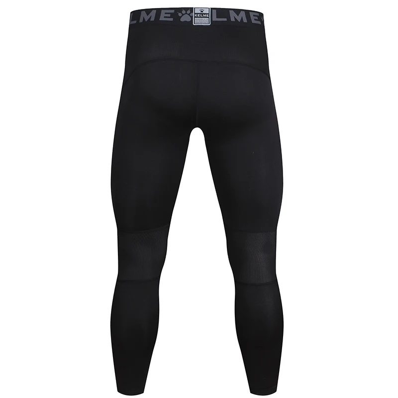 KELME Men's Running Tights Sportswear Gym Leggings Sport Training Jogging Exercise Long Compression Pants Breathable KMC160033