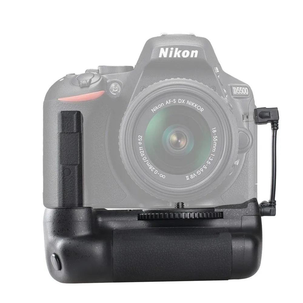 Travor Вертикальная Батарейная ручка держатель для Nikon D5500 D5600 DSLR камера работает с EN-EL14a батареей