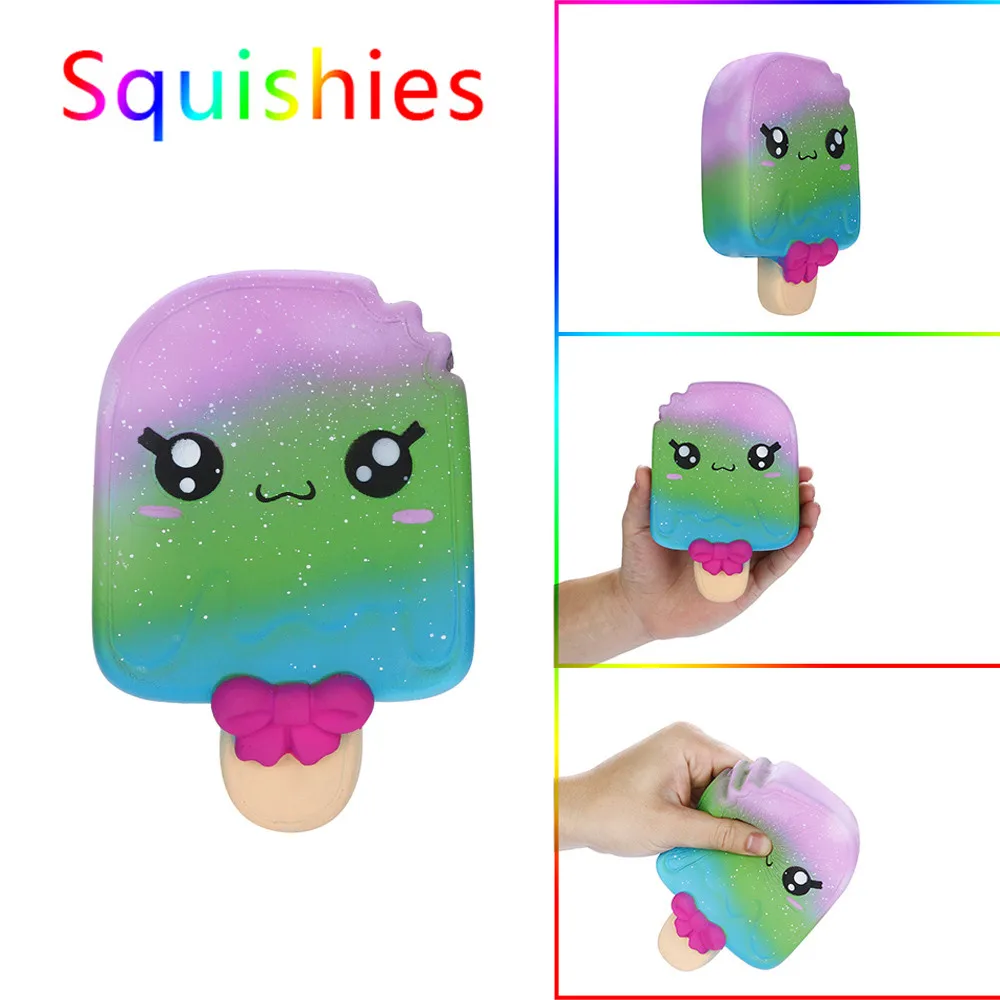 

Cartoon Environmental protection material Ice Cream Scented Squishies Kids Stress Relief Toy Squeeze Toys Cute Slow Rising