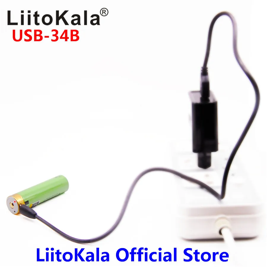 6 шт LiitoKala USB 18650 3400mAh 3,7 V литий-ионная аккумуляторная батарея с Светодиодный индикатор светильник DC-Charging