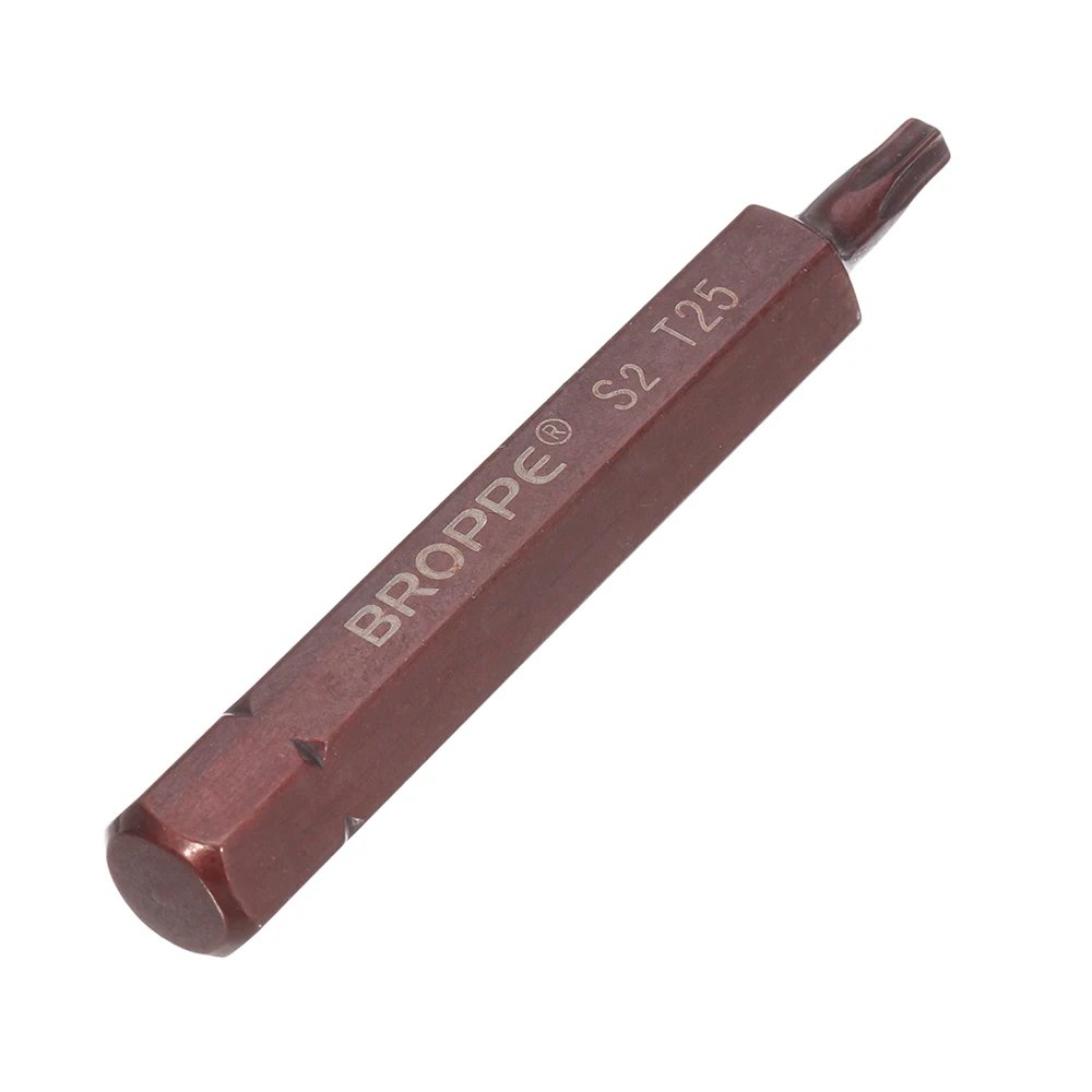 Broppe 7 шт. T20/T25/T30/T40/T45/T50/T55 75 мм Torx Магнитная s2 Сталь ОТВЕРТОЧНЫМИ 10 мм шестигранным хвостовиком для воздействия отвертка