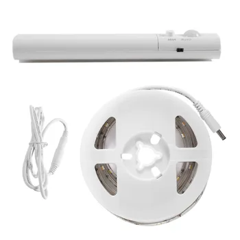 

Newest 1M 30LED Waterproof LED Motion Sensor Strip Light Neutral White/Warm White Human Body Sensor lights