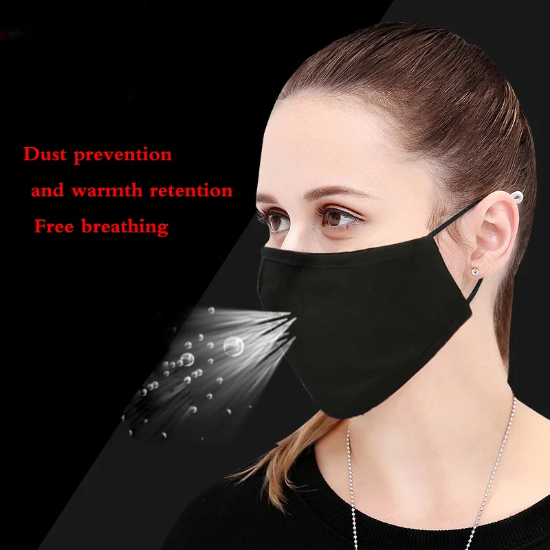 

Fashion mouth mask 100% cotton face mask pm2.5 filter anti-fog haze breathing Activated carbon filter respirator