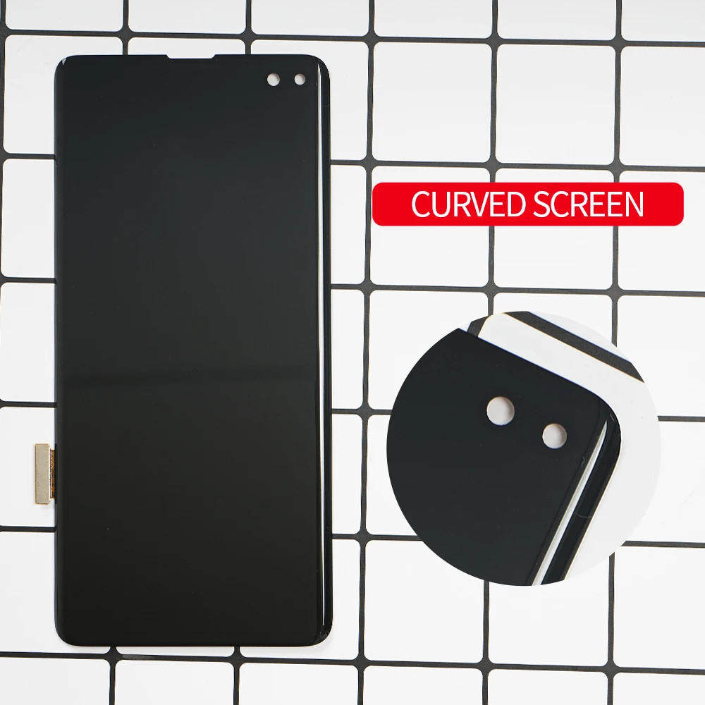 6 4 &quotOTMIL Super AMOLED для SAMSUNG S10 PLUS ЖК дисплей сенсорный экран дигитайзер Galaxy Plus SM G9750 G975F