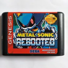 Металлическая звуковая Перезагрузка для SEGA GENESIS Mega Drive 16 бит игровой Картридж для PAL и NTSC Прямая поставка