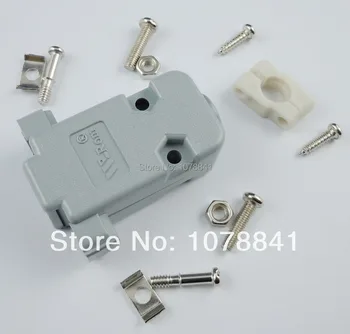 

100 Pcs Per Lot High Quality Plastic Cover Housing Hood For D-SUB 9 Pin or 15 Pin 3 Rows