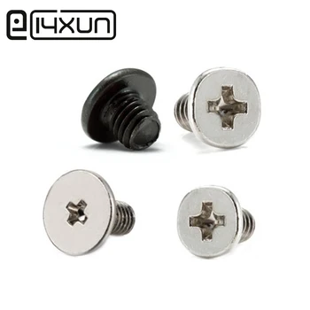 

EClyxun M3/M4 Cross Flat Head Screw Thin Machine Flat Tail Screw for Notebook Mobile phone Electronics 304 stainless steel