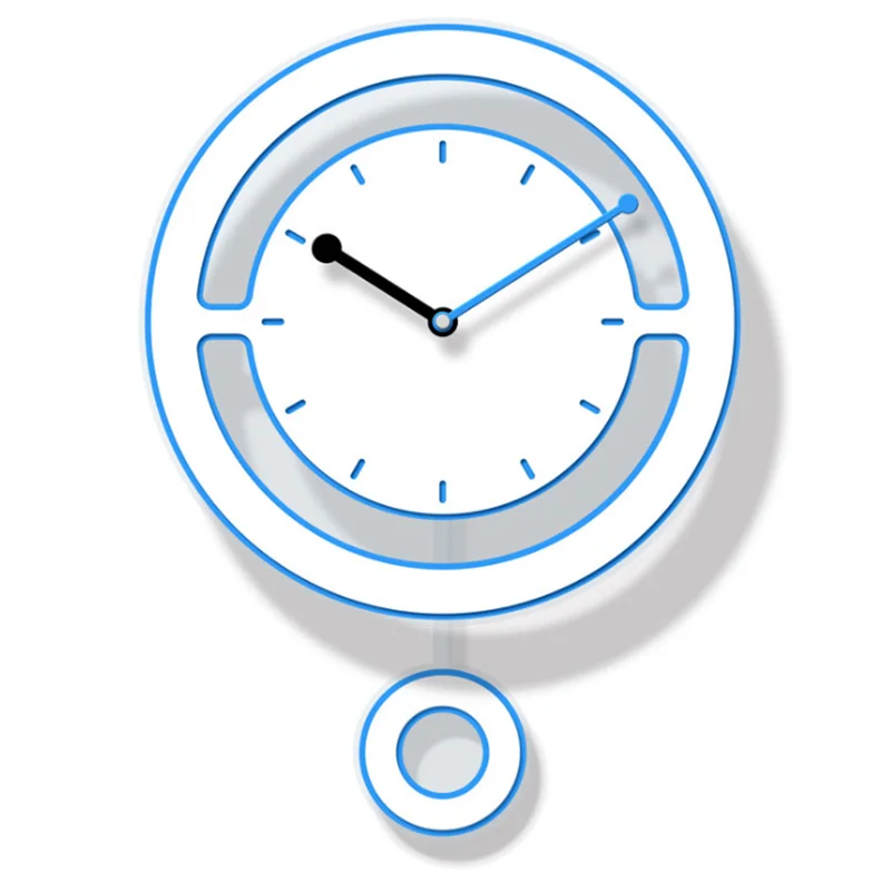 

Swing Wall Clock Modern Design Nordic Style Living Room Wall Clocks Fashion Creative Bedroom Silent Quartz Watches