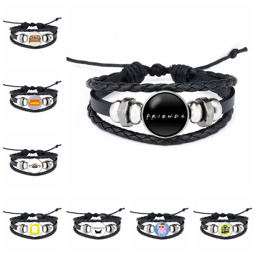 

2019 new Friends TV Bracelets Show jewelry Central Perk Coffee Time Pendant Bracelets For good friend's gift Avengers:Endgame
