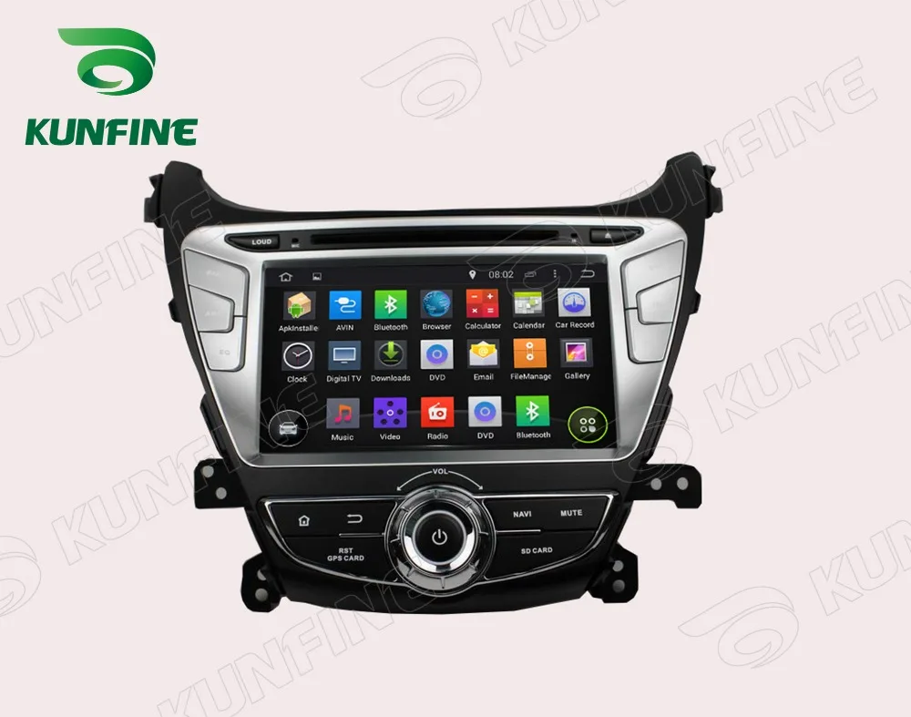 Car dvd GPS Navigation player for elantra 2014 8 inch D