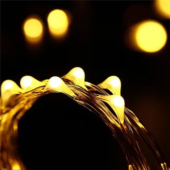 

Waterproof Fairy Light CR2032 Battery Powered LED Mini Christmas Light Copper Wire String Light For Wedding Xmas Garland Party