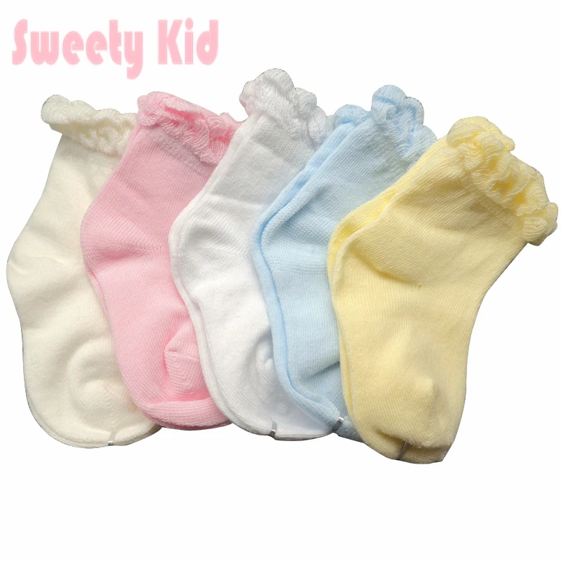 5 pairs Pack 5 Colors Newborn Baby font b Socks b font Spring Summer Short font