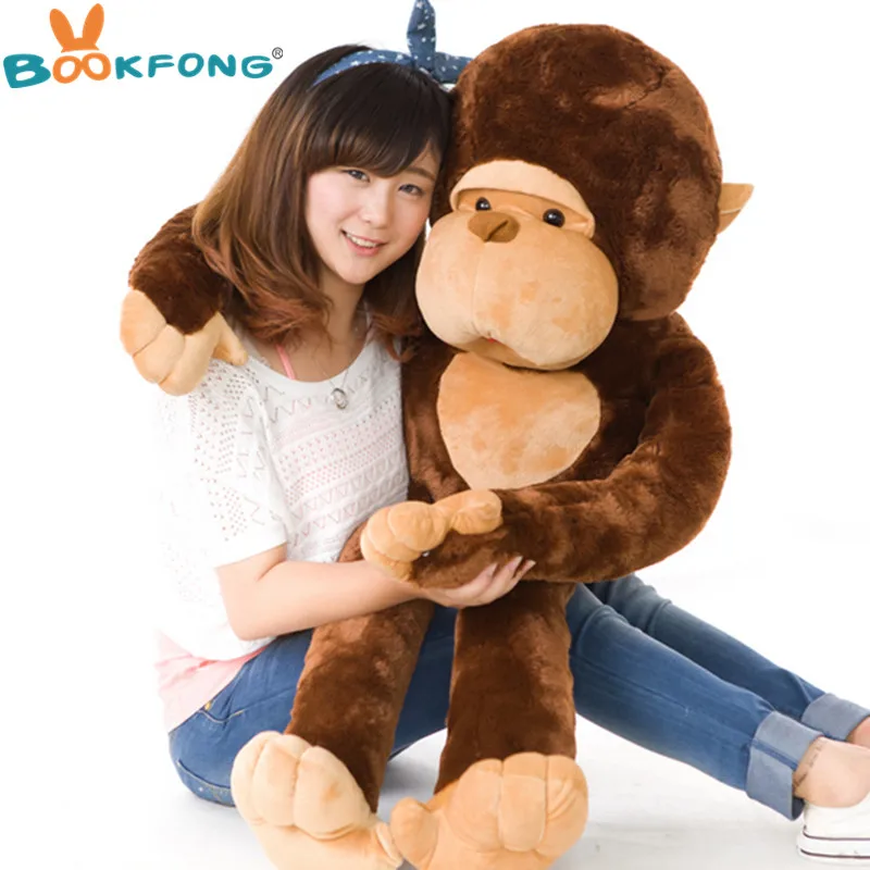 

BOOKFONG 80Cm Giant Plush Toy Gorilla Adorable Ape Doll Cute Animal Doll High Quality Children's Gift Birthday Gift