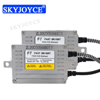 

SKYJOYCE 12V 70W Original DLT F7 HID Ballast Fast Bright Quick Start DLT F7T HID Ballast Reactor For Car Headlight 70W HID Kit