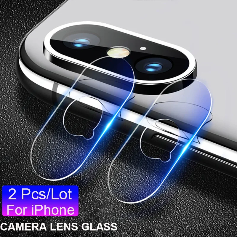 2PCS Lens Protective Glass For iPhone X XS Max XR 7 8 Plus