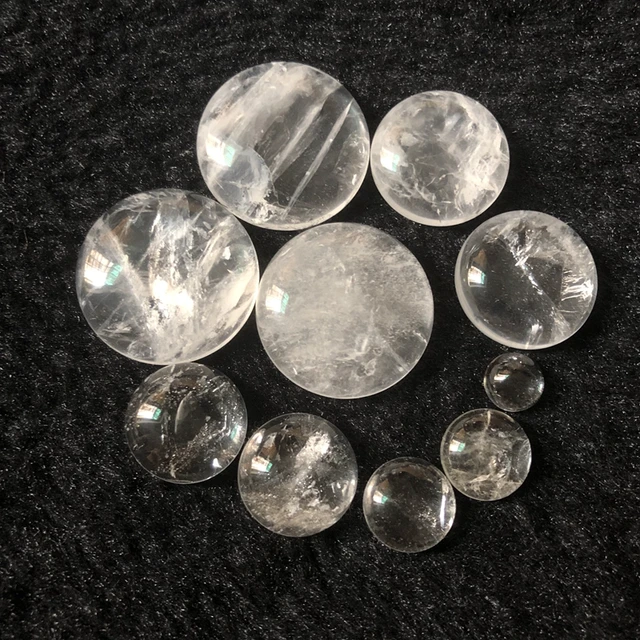 Clear Quartz Smooth Round Beads Full Strand 15.5 inches 6mm, 8mm