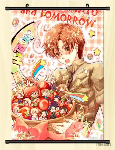 

Home Decor Japan Anime Axis Power Hetalia Cosplay Wall Poster Scroll P